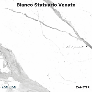 Laminam Bianco Statuario Venato Soft touch face a