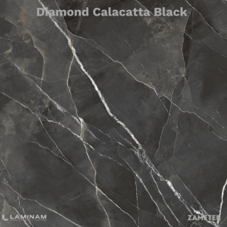 Laminam Diamond Calacatta Black