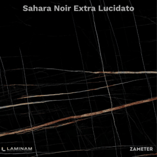 Laminam Sahara Noir Extra Lucidato